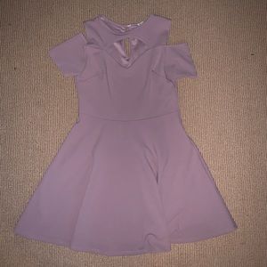 Purple cocktail dress